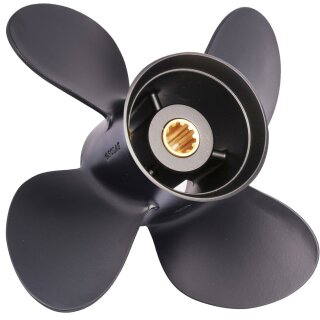 Solas 10 1/5 x 11 Propeller für Tohatsu 25 - 30 PS 4 Blatt mit 10 Zähnen