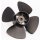 Solas Propeller 8 7/10 x 7 für Mercury 8-9,9 PS 4 Blatt 12 Zähne Schubpropeller