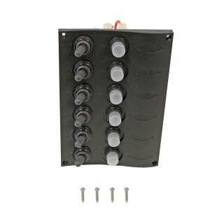 Schalttafel 6 Schalter