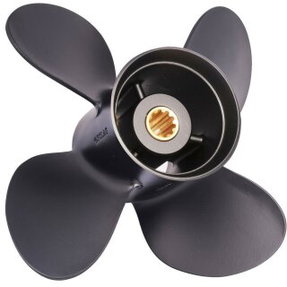 Solas Propeller 10,2  x 11 für Mercury 25 - 30 PS 4 Blatt 10 Zähne Aluminium