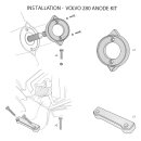 Tecnosael Anodenset für Volvo Penta 280 Single Prop...