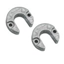 2x Hufanoden für Mercruiser Alpha One Gen. 2 Aluminium