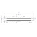 Stoltz Zentrierrolle RPSC-12 11 Inch (28,5 cm)