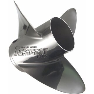 TEMPEST PLUS 14,6  x 21 Propeller für Mercury 150 - 300 PS 3 Blatt 15 Zähne