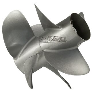 Propeller Duoprop Edelstahl f&uuml;r Mercruiser Bravo Three 19 Zoll Pitch mit 19 / 36 Z&auml;hnen