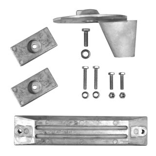 Tecnoseal Anodensatz aus Aluminium für Honda BF 75-130PS