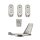 Tecnoseal Anodensatz Aluminium für Yamaha 40PS-60PS
