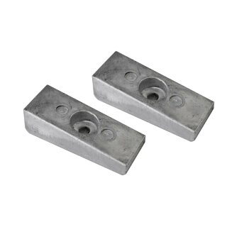 2x Blockanode Aluminium f. Mercury 30-300PS
