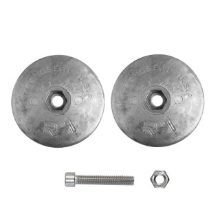 Ruderanoden Magnesium Ø47mm / Paar mit Schraube