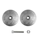 Ruderanoden Magnesium Ø47mm / Paar mit Schraube
