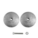Ruderanoden Magnesium Ø72mm / Paar mit Schraube