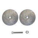 Ruderanoden Magnesium Ø92mm / Paar mit Schraube