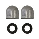 Original Mercury 2x Hutanode Aluminium 55989Q9 Alpha One...
