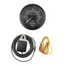 GPS Tachometer bis 110 Km/h für Boote schwarz / Edelstahl 12V oder 24V