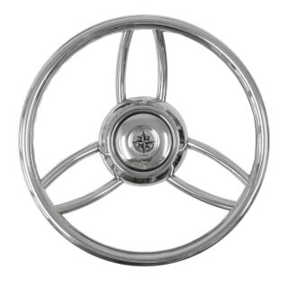Savoretti Steuerrad für Sportboote 35cm Edelstahl Lenkrad