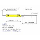 Hydrodrive Hydraulische Lenkung für Z-Antriebe bis 12 m