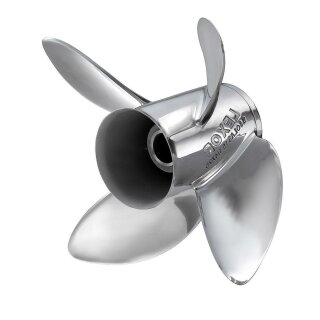 Solas Rubex 15 1/4 x 24 Propeller für Suzuki 150 - 300 PS 4-Blatt linksdrehend