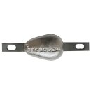 Rumpfanode aus Aluminium mit Lasche