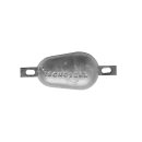 Rumpfanode aus Aluminium mit Lasche