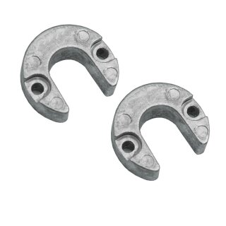 2x Trimmzylinderanoden aus Magnesium für Alpha One Generation 2