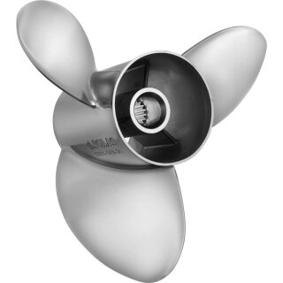 SOLAS B3 14 3/8 x 18 Propeller für Bravo 3 hinten Edelstahl rechtsdrehend 3Blatt