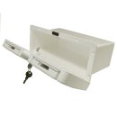 Handschuhfach mit Becherhalter weiss