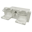 Handschuhfach mit Becherhalter weiss