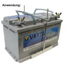 Batteriehalter aus Edelstahl