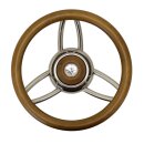 Savoretti Steuerrad für Sportboote 35cm Teak