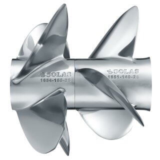 Solas Bravo 3 Duoprop 18 Zoll Edelstahl Propeller für Mercruiser Bravo Three