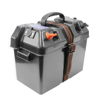 Batteriebox mit Anschlüssen