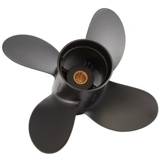 Solas Propeller 9 1/4 x 7  für Evinrude Johnson 8 - 15 PS 4 Blatt mit 13 Zähnen