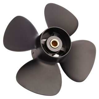 Solas Schubpropeller 10 x 7 für Evinrude Johnson 8 - 15 PS 4 Blatt mit 13 Zähnen