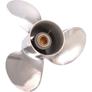 Solas Propeller 10 1/2 x 11 Edelstahl für Evinrude Johnson 20 - 35 PS 14 Zähnen