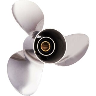 Solas Propeller 12 x 8 für Mercury 40 50 60 PS 3 Blatt 13 Zähne Edelstahl